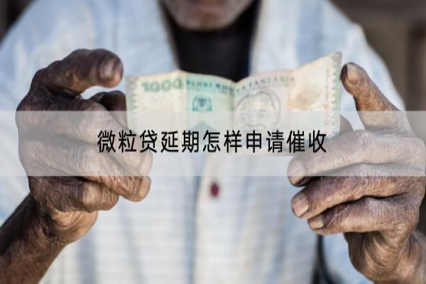 微粒贷延期怎样申请催收？逾期多少会被起诉？