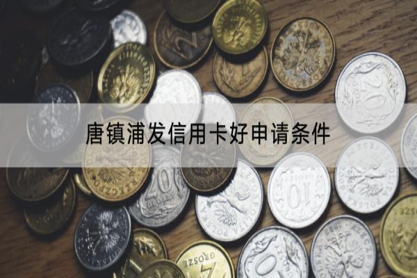 唐镇浦发信用卡好申请条件