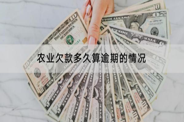 农业欠款多久算逾期的情况？还不上怎么办？