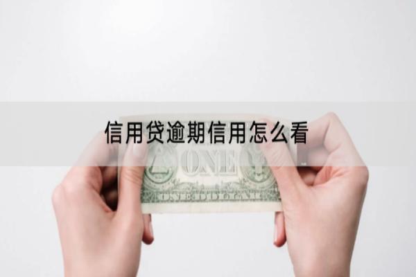 信用贷逾期信用怎么看？逾期会怎么样？