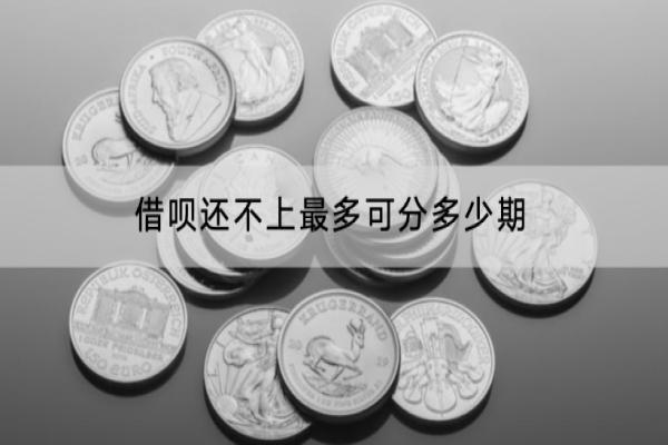 借呗还不上最多可分多少期