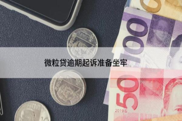 微粒贷逾期起诉准备坐牢