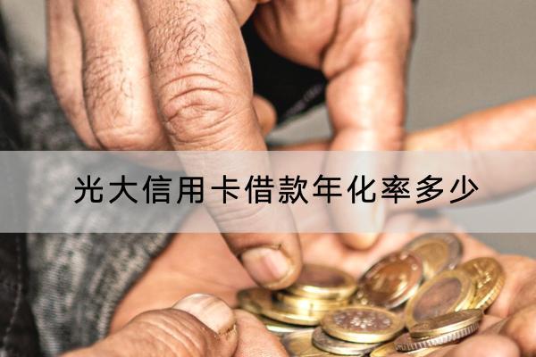 光大信用卡借款年化率多少？流程是什么？