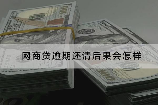 网商贷逾期还清后果会怎样？还不上要怎么办？