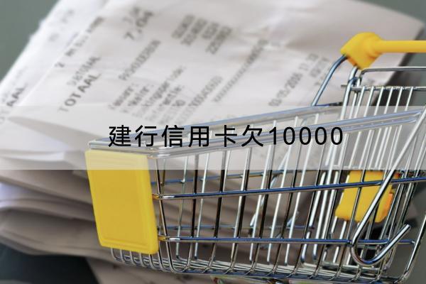 建行信用卡欠10000还不上怎么办？可以分期吗？