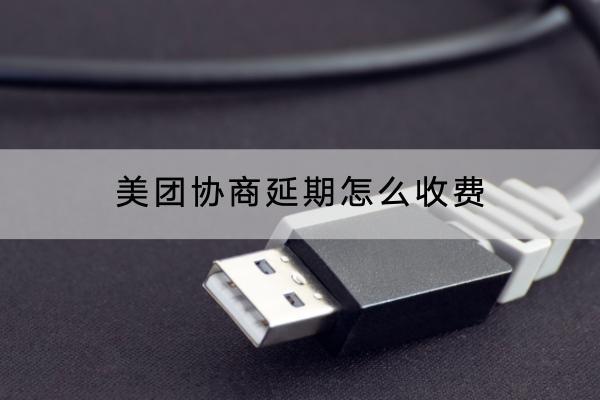 美团协商延期怎么收费？延期流程是怎样的？