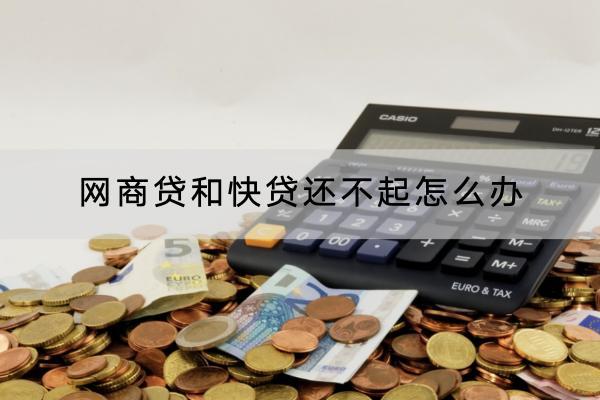 网商贷和快贷还不起怎么办