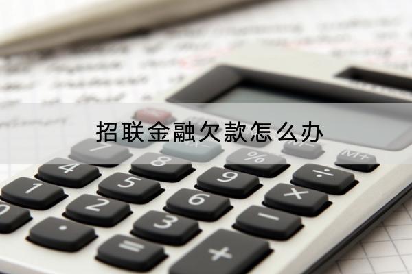 招联金融欠款怎么办