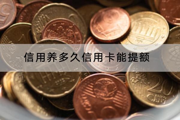 信用养多久信用卡能提额？提额有哪些方法？