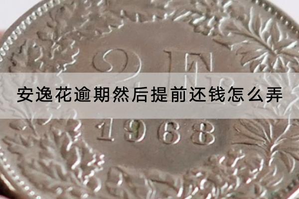 安逸花逾期然后提前还钱怎么弄？逾期有什么后果？