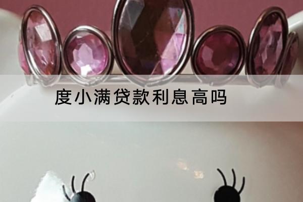 度小满贷款利息高吗？贷款的条件是什么？