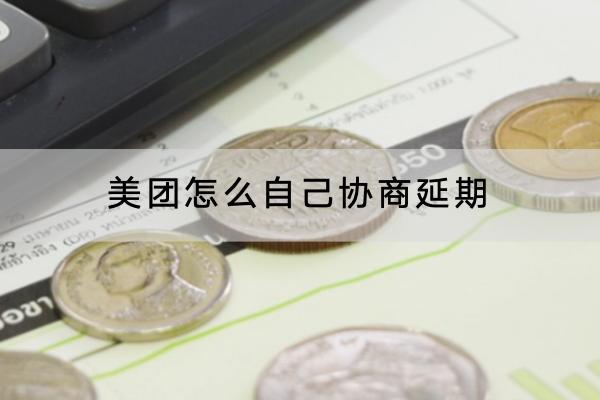 美团怎么自己协商延期