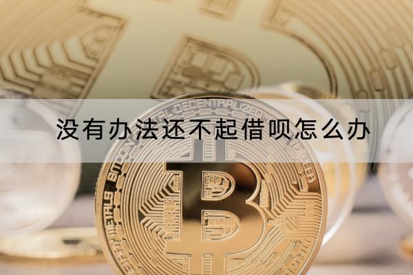 没有办法还不起借呗怎么办