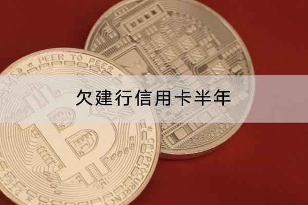 欠建行信用卡半年