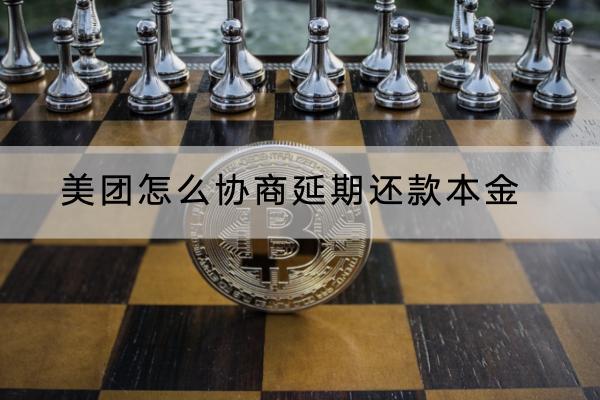 美团怎么协商延期还款本金？还款利息太高怎么办？