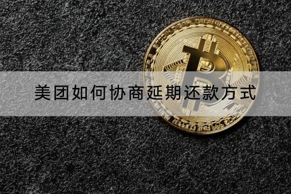 美团如何协商延期还款方式