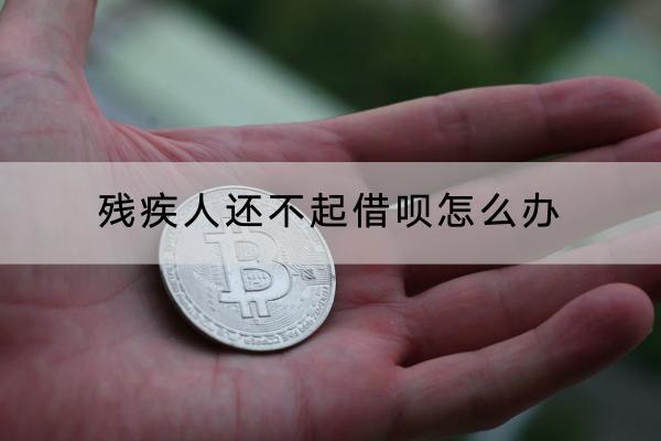 残疾人还不起借呗怎么办