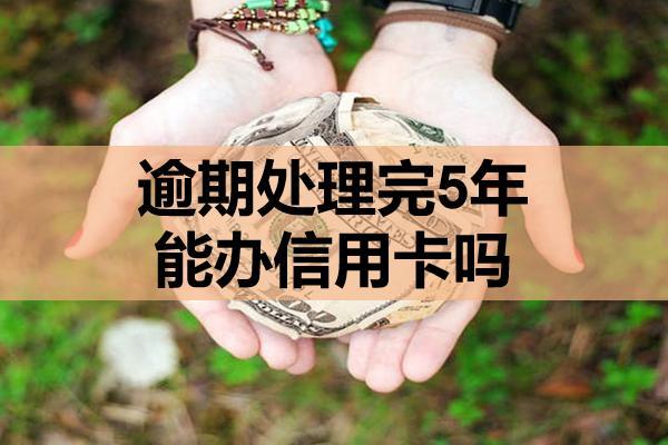 逾期处理完5年能办信用卡吗