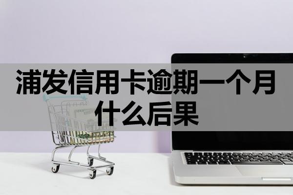 浦发信用卡逾期一个月什么后果