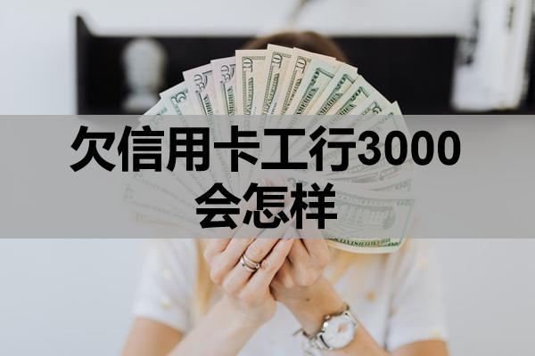 欠信用卡工行3000